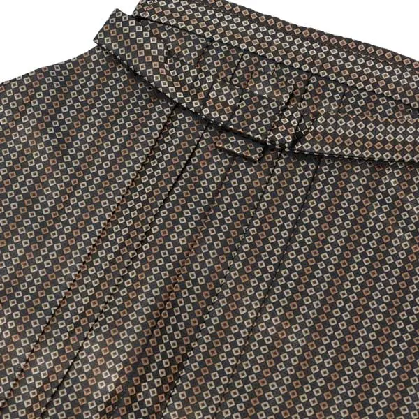 男児(1歳前後)ﾍﾞﾋﾞｰ着物 084 羽織袴 白紋付 茶袴 ｾﾊﾟﾚｰﾄ