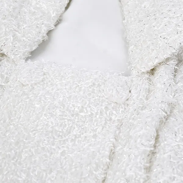 女児 (1歳前後) ベビー着物 075 白 紫 花尽くし 二部式被布