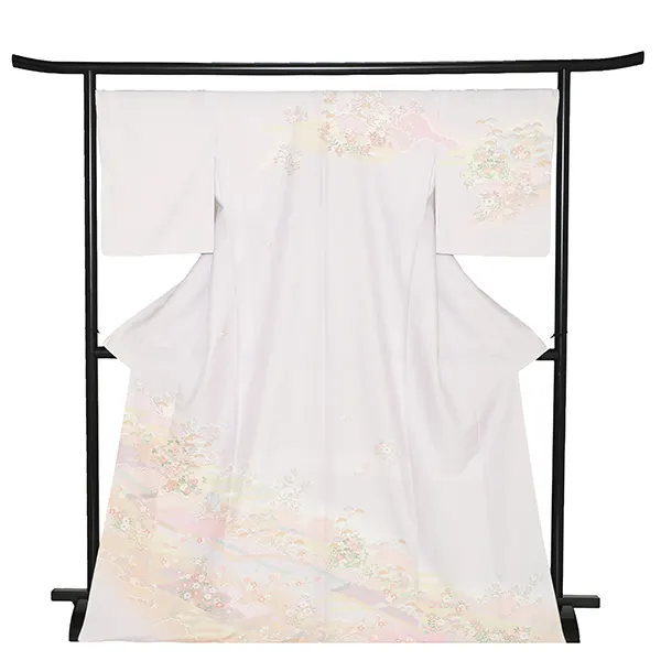 訪問着レンタル/薄紫 彩麗小花 Z389