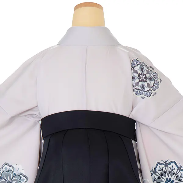 先生,教員向け 訪問着袴 薄紫 宝相華／黒袴 W193