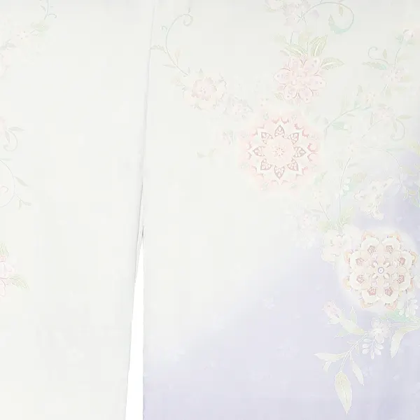 先生,教員向け 訪問着袴 グレー／ベージュ袴 W270