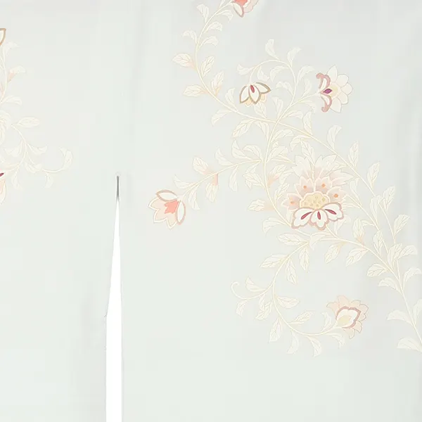 【正絹】先生,教員向け 訪問着袴 水色／紺袴 W306