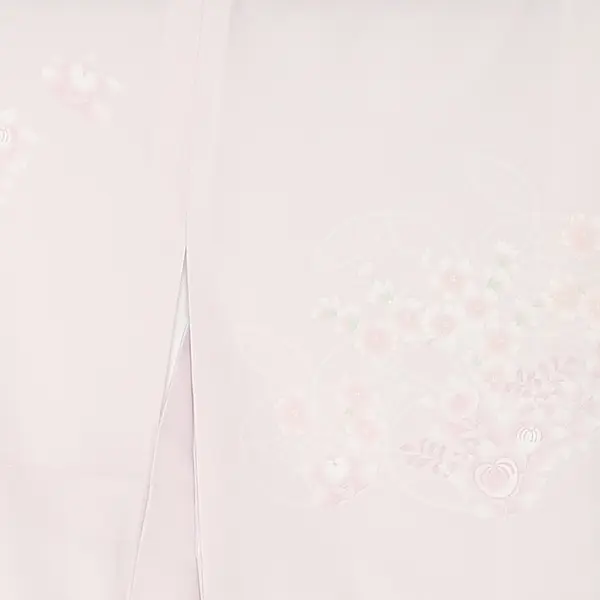 先生,教員向け 訪問着袴 ピンク／紺袴 W378