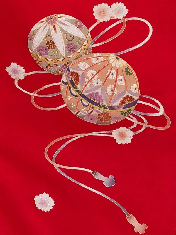 卒業式女性袴 赤 まり/黒無地袴 Y002 (68)