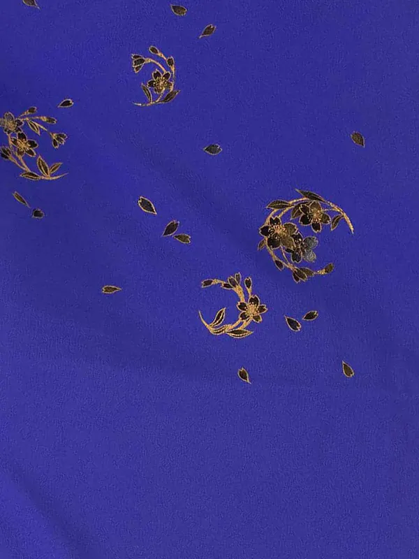 卒業式女性袴 青/無地紺袴 Z982 (68)