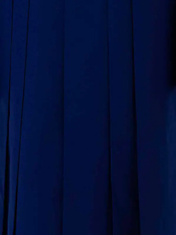 卒業式女性袴 青/無地紺袴 Z982 (68)