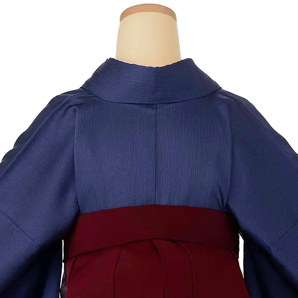 卒業式女性袴 青/赤小桜刺繍袴 Z983 (67)