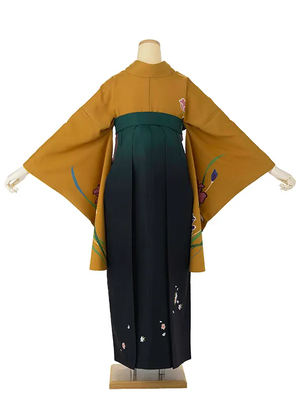 卒業式女性袴 からし/緑 Z992 (68)