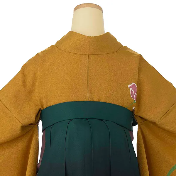 卒業式女性袴 からし/緑 Z992 (68)