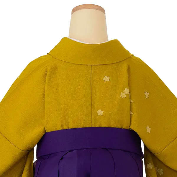 卒業式女性袴 からし/紫 Z993 (66)