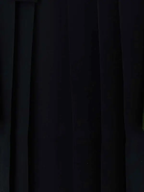 卒業式女性袴 緑/黒無地袴 Z994 (68)