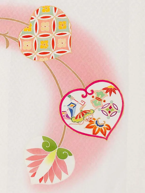 【正絹】お宮参り女の子 産着レンタル／白 橘 Z289