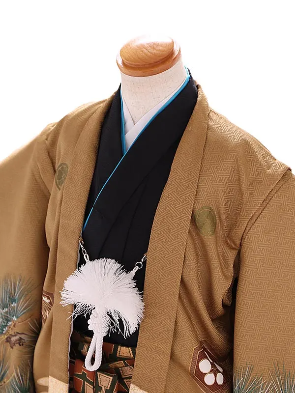 七五三(5歳男児袴)E044 茶