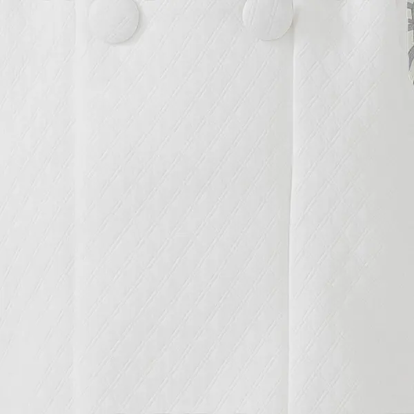 七五三レンタル(3歳男児被布)／白 格子×グレー 菊梅 W602