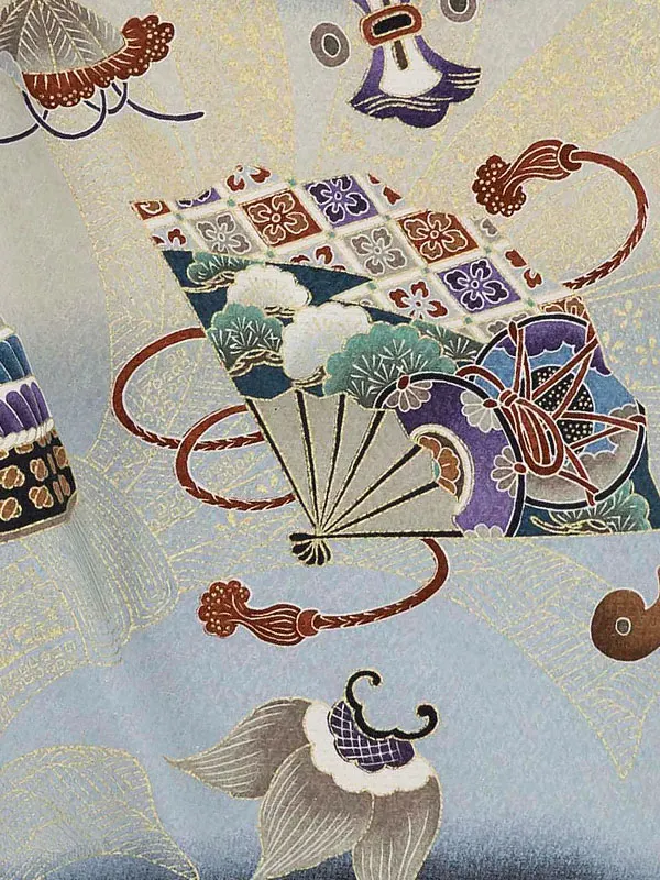 かんたん七五三レンタル(4歳5歳男児袴)黒鷹×金業平菱袴 Y117