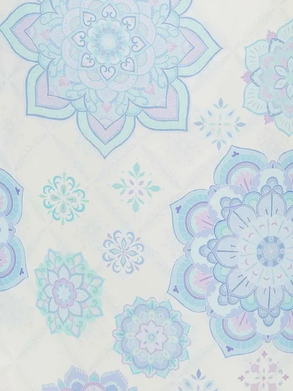 七五三レンタル(3歳男児被布) 水色唐花 兜 Y136