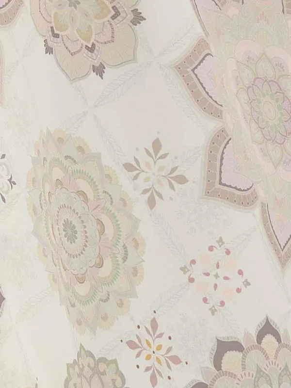 七五三レンタル(3歳男児被布) ベージュ×唐花 Y138