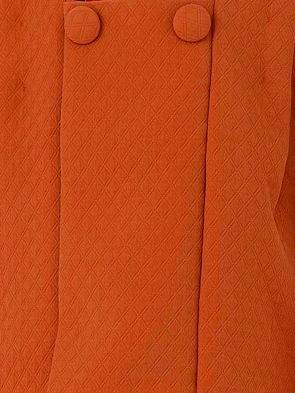 七五三レンタル(3歳男児被布) 赤 梅×オレンジ  Y160