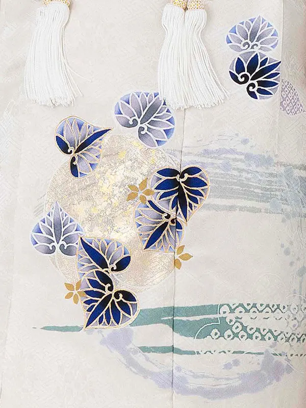 【正絹】七五三レンタル(3歳男児被布) 茶×葵 Y163