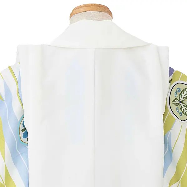 七五三レンタル(3歳男児被布) 矢羽緑×白兜 Y169