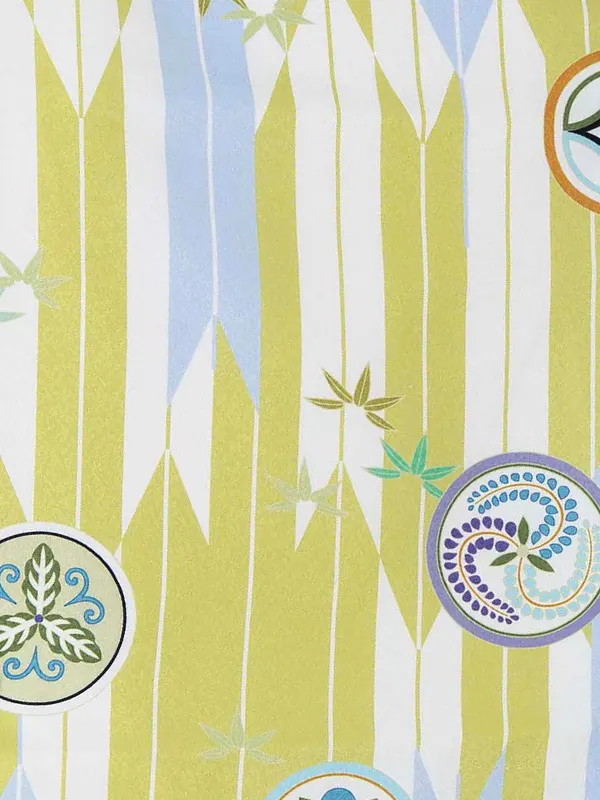 七五三レンタル(3歳男児被布) 矢羽緑×白兜 Y169