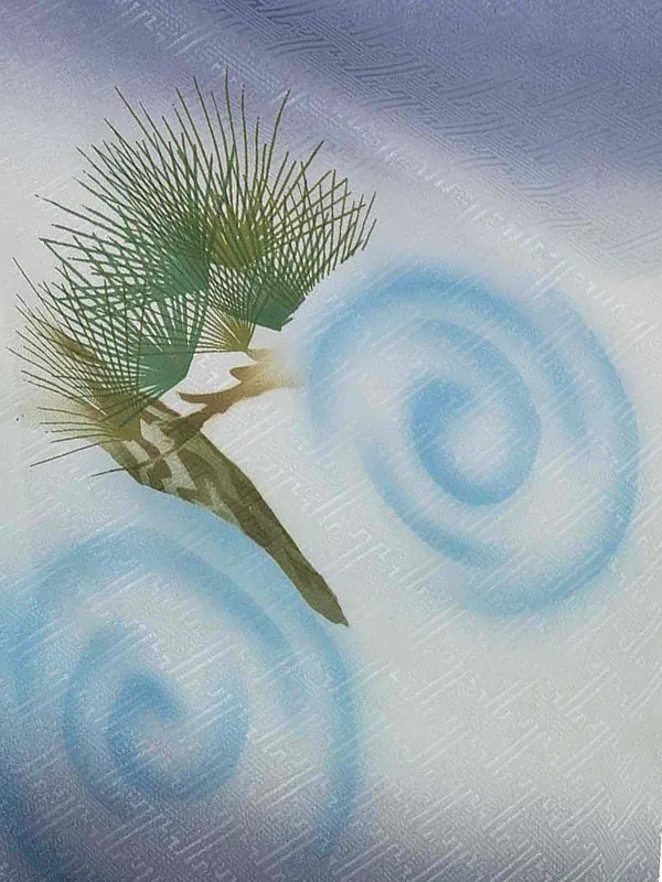 かんたん七五三レンタル(5歳6歳男児袴) 水色龍×金袴 Y190