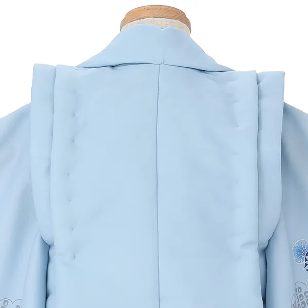七五三レンタル(3歳男児被布)水色葵 Y238