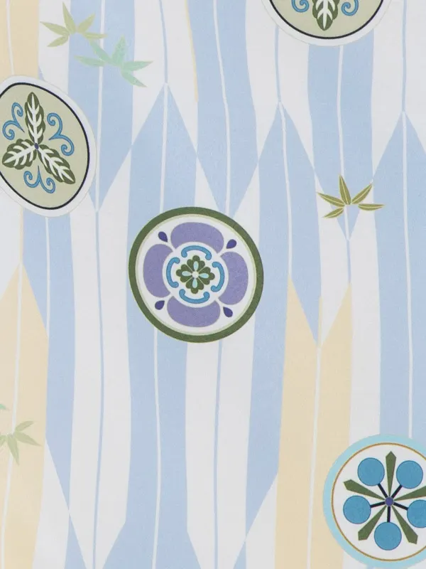 七五三レンタル(3歳男児被布)／白 兜×白矢羽丸紋 Z634