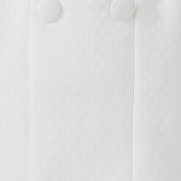 七五三レンタル(3歳男児被布)／白 格子×グレージュ七宝 Z745