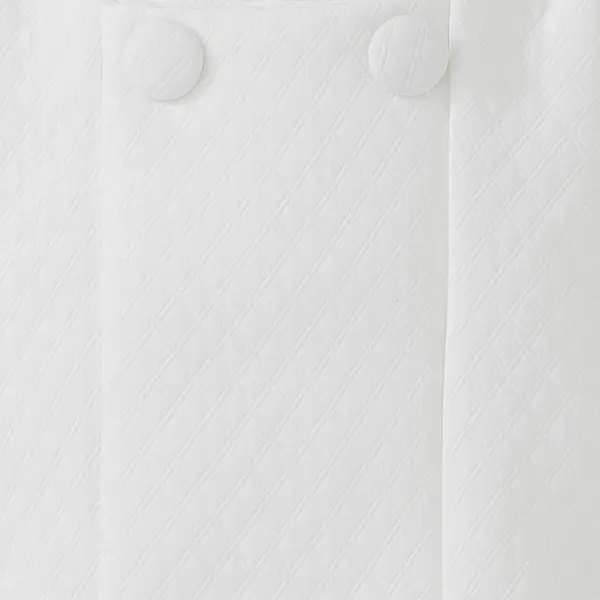 七五三レンタル(3歳男児被布)／白 格子×青パズル柄 Z837