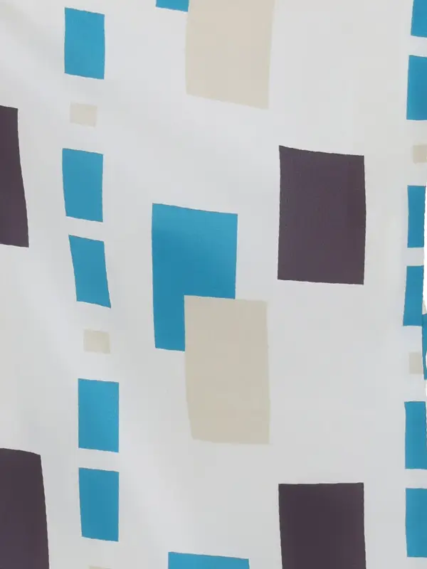 七五三レンタル(3歳男児被布)／白矢羽 兜×白茶モダン柄 Z893