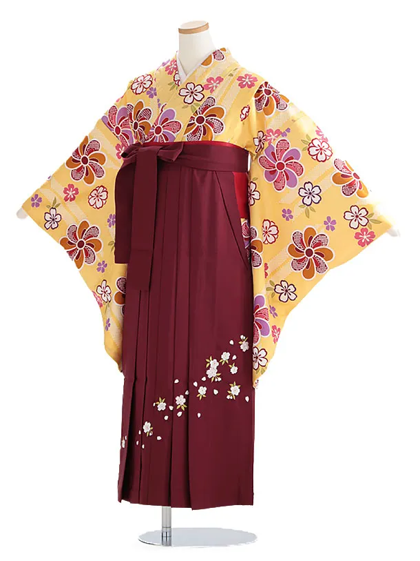 小学生 卒業式 袴 レンタル 女の子 J336