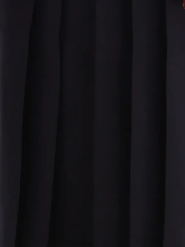 小学生卒業式袴レンタル 赤 菊に桜×黒袴 Z423