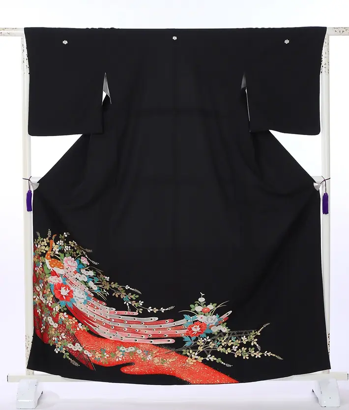 黒留袖 レンタル8AA290 身長150～160ｃｍ