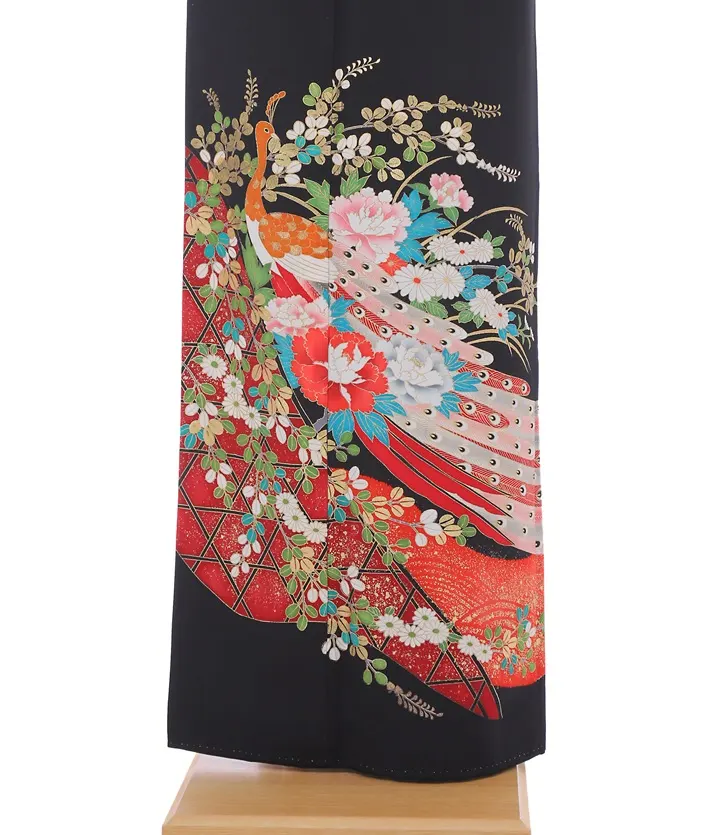 黒留袖 レンタル8AA290 身長150～160ｃｍ