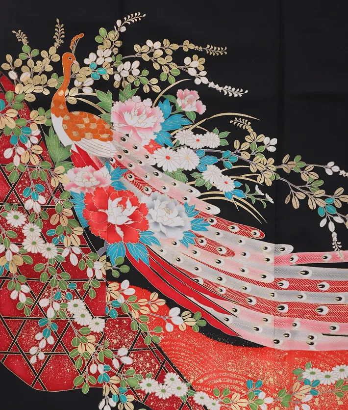 黒留袖 レンタル8AA290 身長150～160ｃｍ