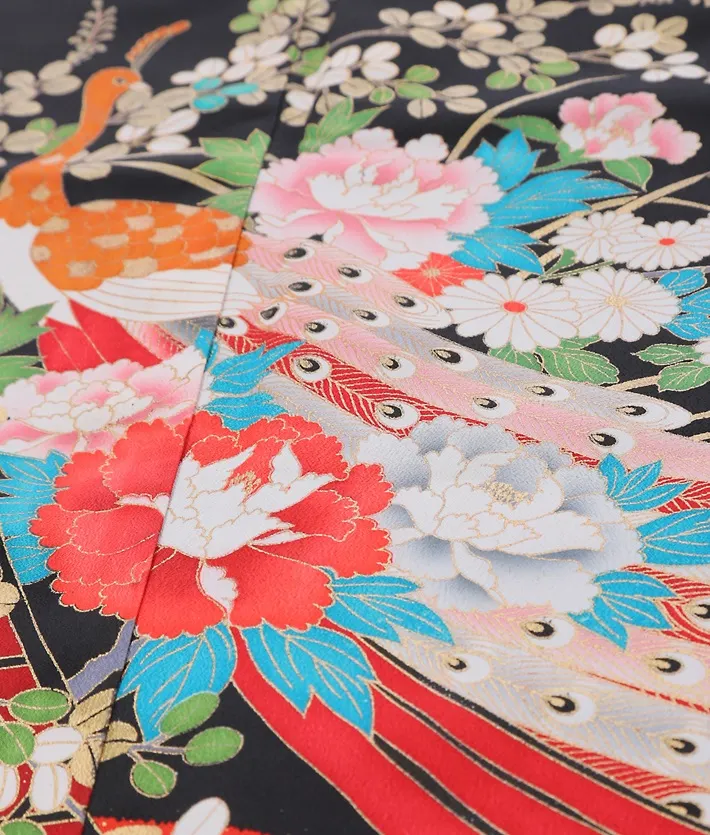 黒留袖 レンタル8AA290 身長150～160ｃｍ