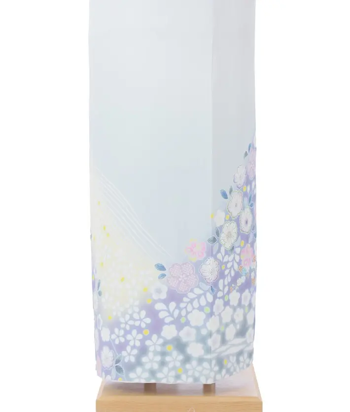 桂由美 色留袖レンタル辻ヶ花 ブルー 8AB123