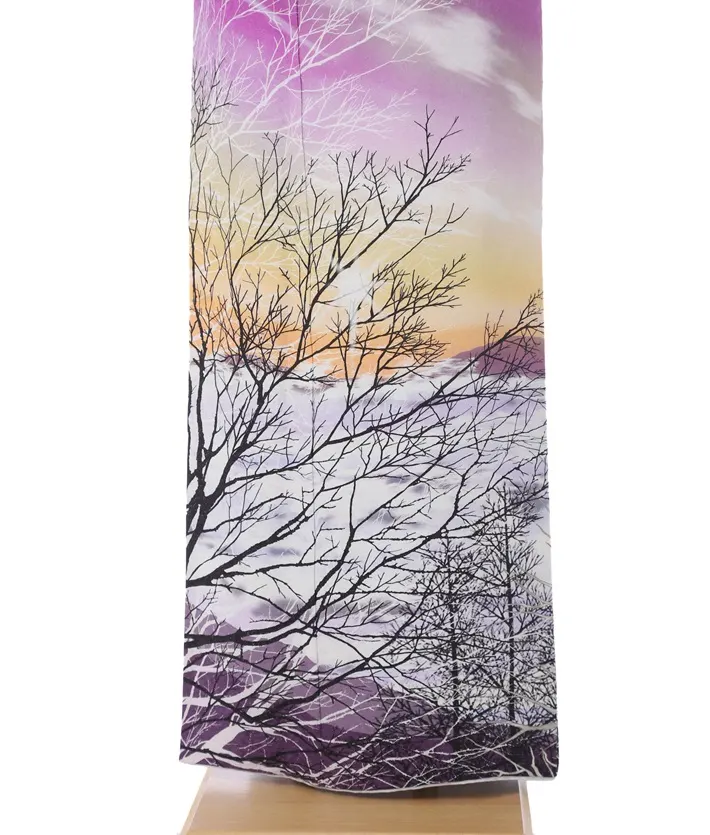 正絹訪問着ﾚ ﾝﾀﾙ 世界文化遺産 あけぼの富士山 8AD686