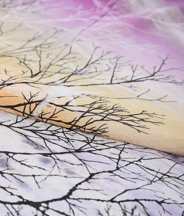 正絹訪問着ﾚ ﾝﾀﾙ 世界文化遺産 あけぼの富士山 8AD686