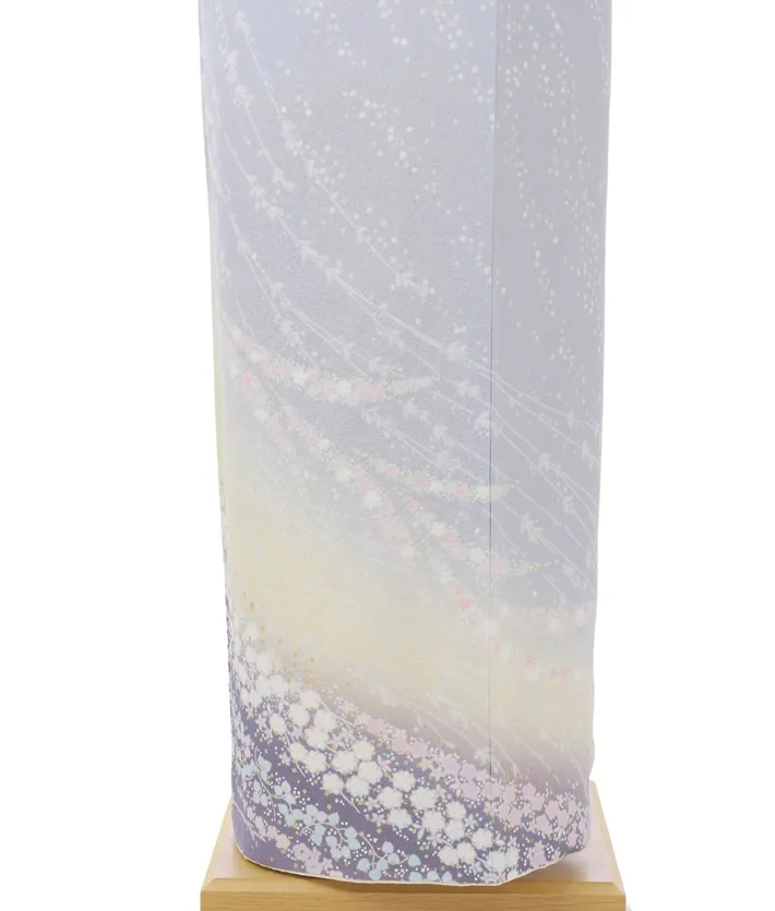 訪問着ﾚ ﾝﾀﾙ 特撰 十日町 滝泰 おぼろ染め 8AD694