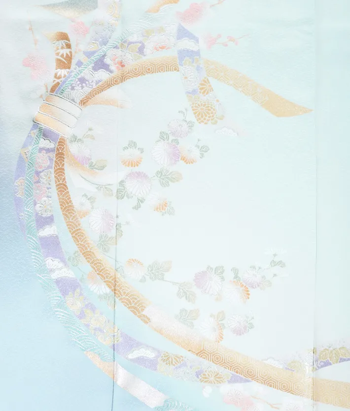 特撰訪問着 和田光正 金彩友禅 熨斗 8AD697