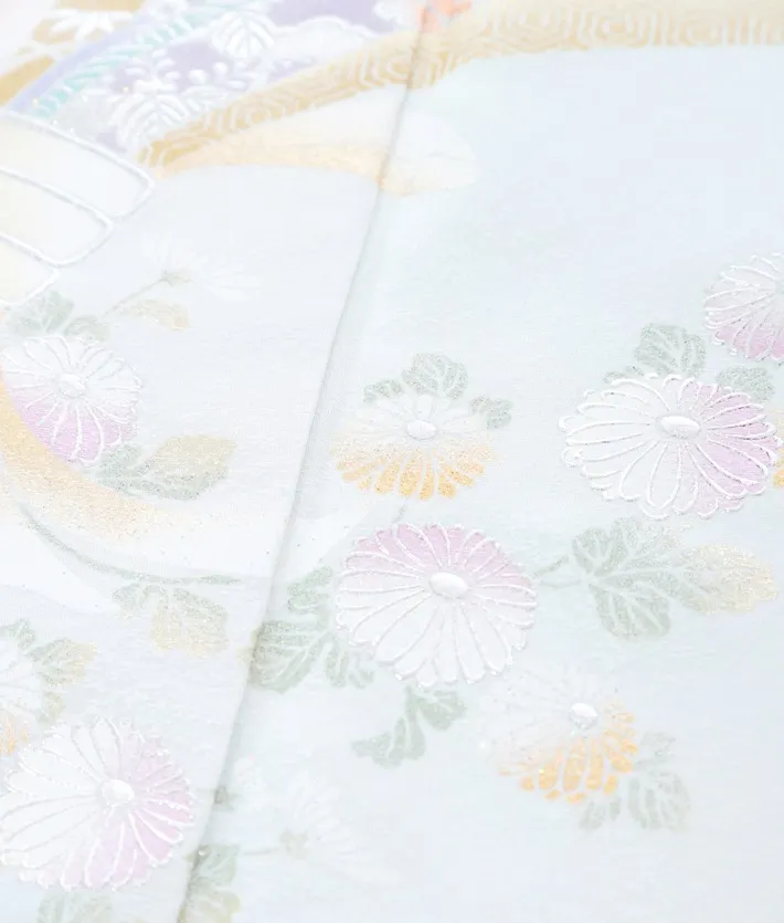 特撰訪問着 和田光正 金彩友禅 熨斗 8AD697