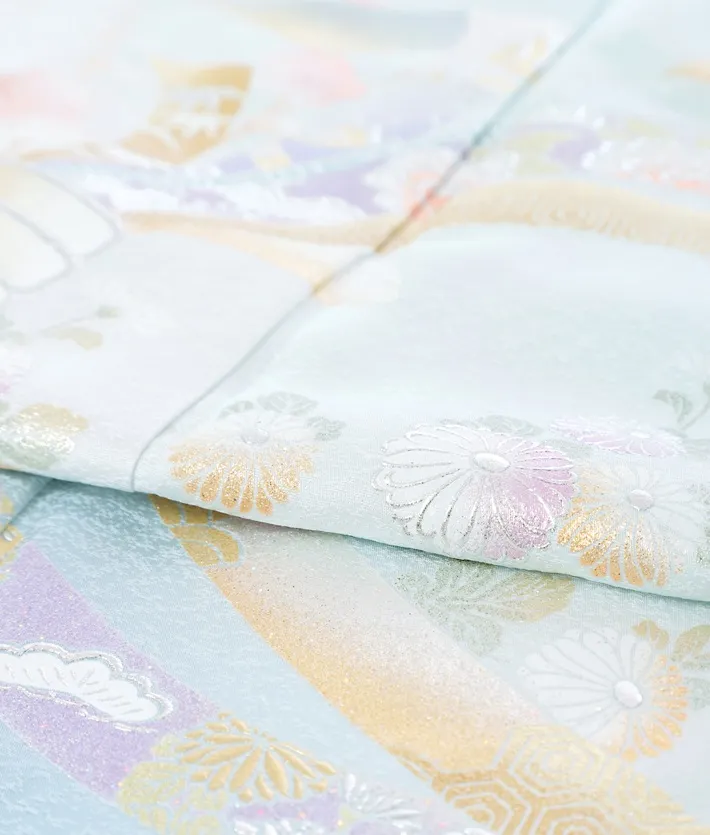 特撰訪問着 和田光正 金彩友禅 熨斗 8AD697