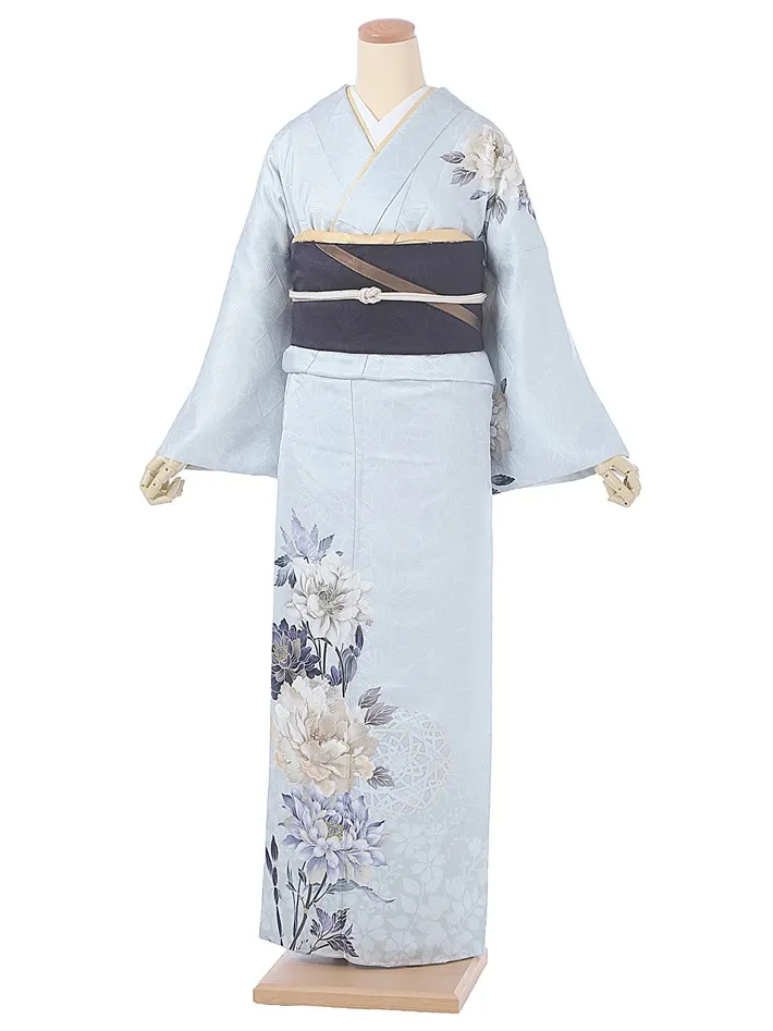 正絹訪問着ﾚ ﾝﾀﾙ 華徒然×吉木千沙都 8AD705