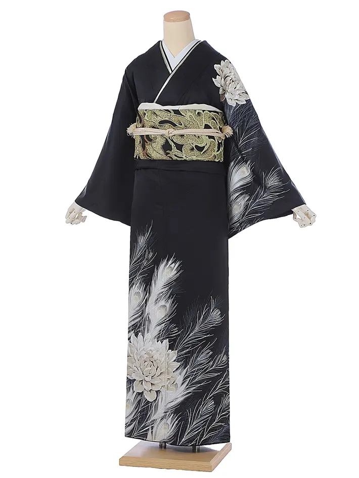 正絹訪問着ﾚ ﾝﾀﾙ 華徒然×吉木千沙都 8AD710