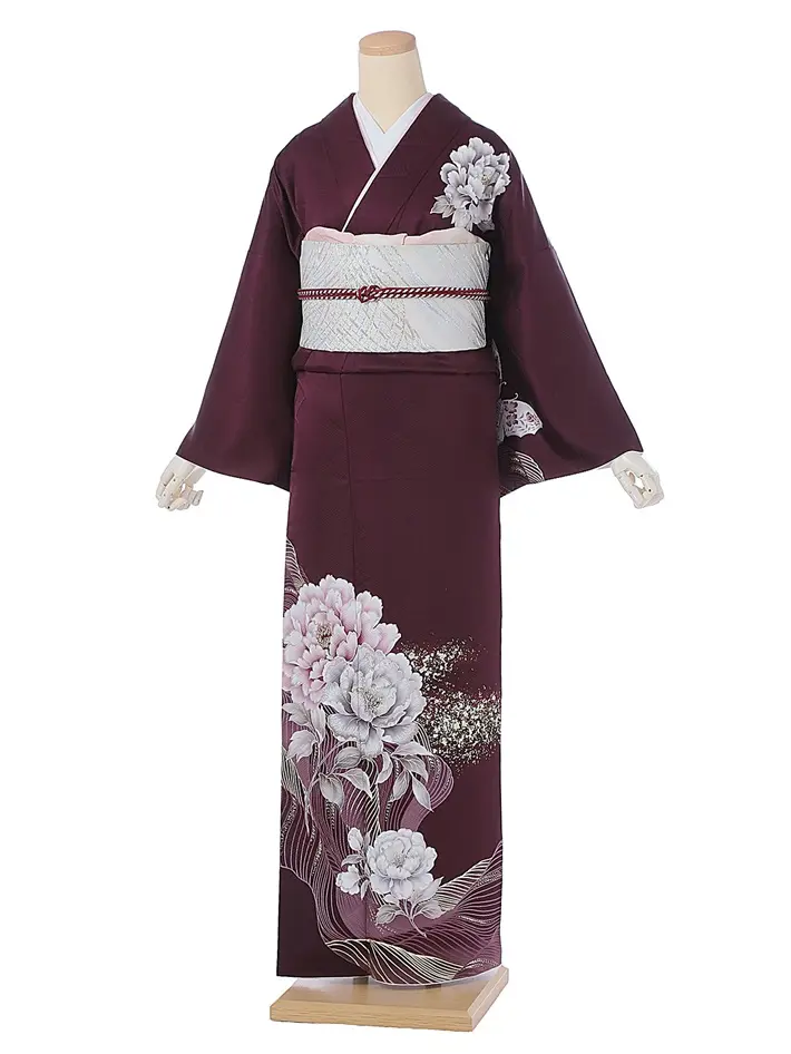 正絹訪問着ﾚ ﾝﾀﾙ 華徒然×吉木千沙都 8AD713