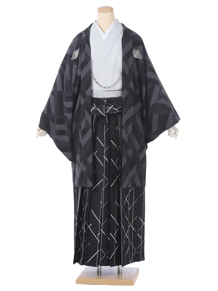 ジャパンスタイル紋付袴 ﾚﾝﾀﾙ メンズ袴 160-165cm 8AF49