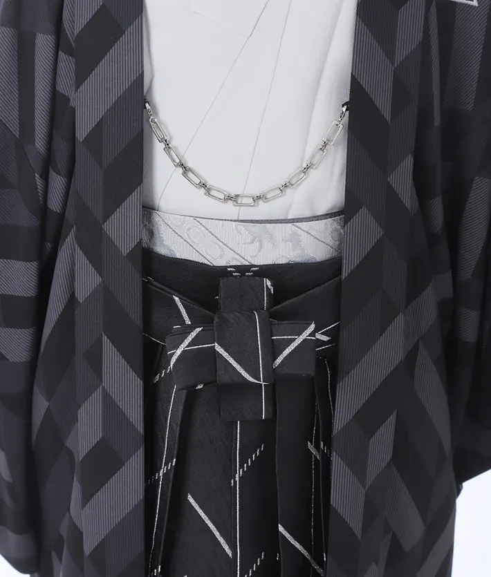 ジャパンスタイル紋付袴 ﾚﾝﾀﾙ メンズ袴 160-165cm 8AF49