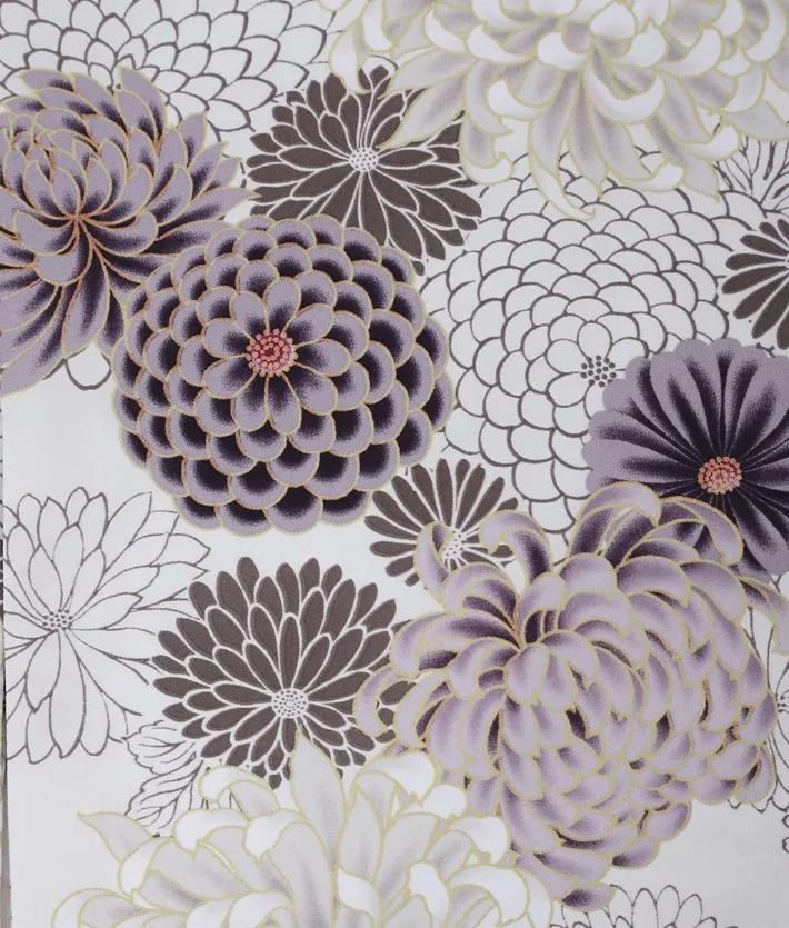 レンタル 卒業 袴 菊尽くし 緑袴 (AG297)